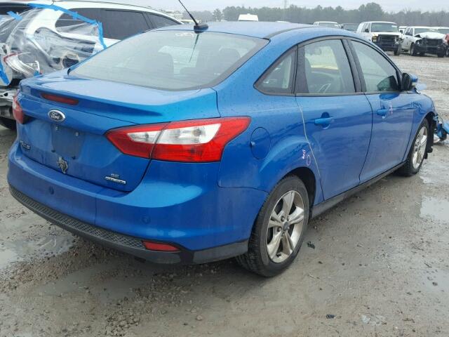 1FADP3F28DL262933 - 2013 FORD FOCUS SE BLUE photo 4