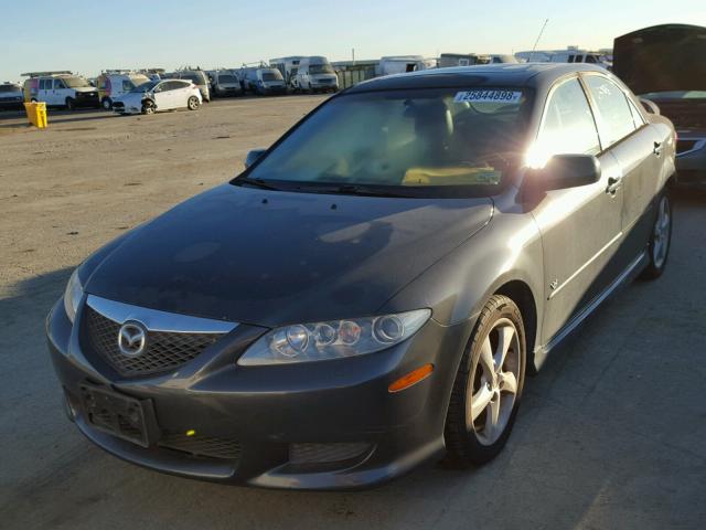 1YVFP80D245N70091 - 2004 MAZDA 6 S GRAY photo 2