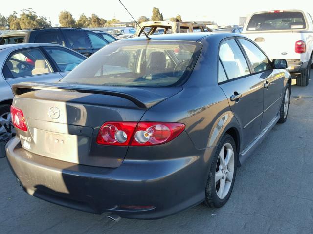 1YVFP80D245N70091 - 2004 MAZDA 6 S GRAY photo 4