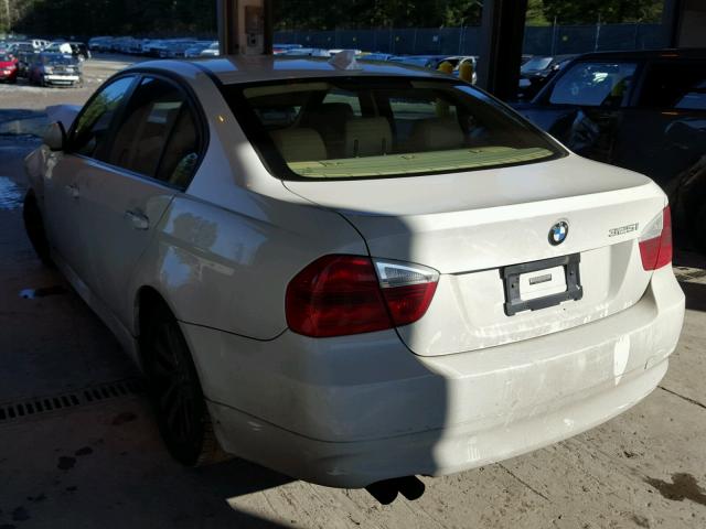 WBAVB13506PT17710 - 2006 BMW 325 I WHITE photo 3