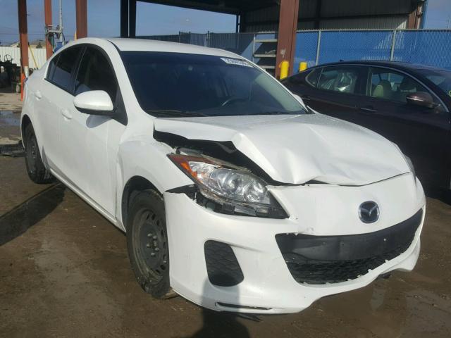 JM1BL1TG8D1760031 - 2013 MAZDA 3 I WHITE photo 1