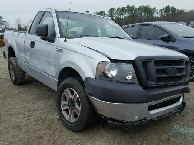 1FTRF12227KC39851 - 2007 FORD F150 SILVER photo 1