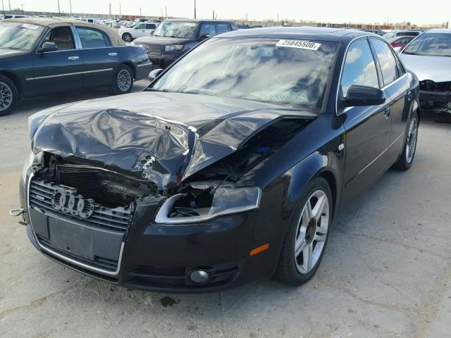 WAUDF78E36A188019 - 2006 AUDI A4 2.0T QU BLACK photo 2