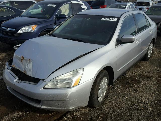 1HGCM56393A020859 - 2003 HONDA ACCORD LX SILVER photo 2