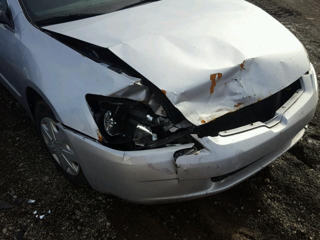 1HGCM56393A020859 - 2003 HONDA ACCORD LX SILVER photo 9