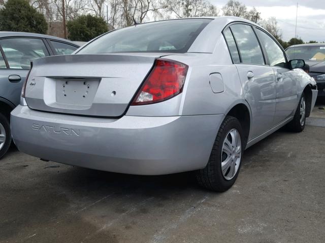 1G8AJ55F57Z165831 - 2007 SATURN ION LEVEL SILVER photo 4