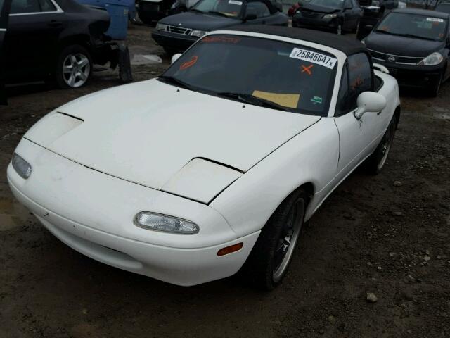 JM1NA3517P1412586 - 1993 MAZDA MX-5 MIATA WHITE photo 2