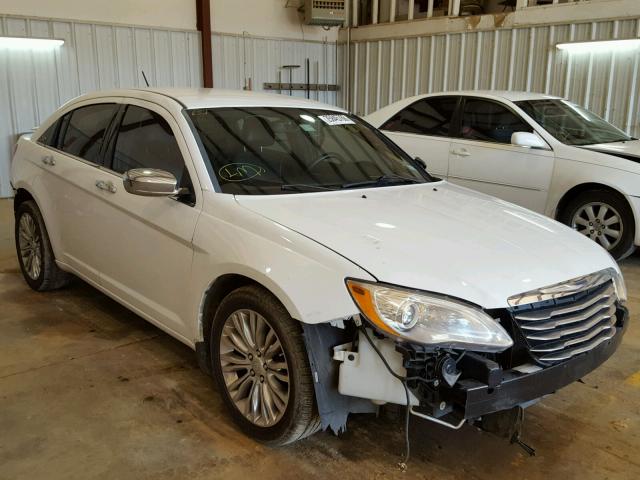 1C3CCBCG9DN506710 - 2013 CHRYSLER 200 LIMITE WHITE photo 1