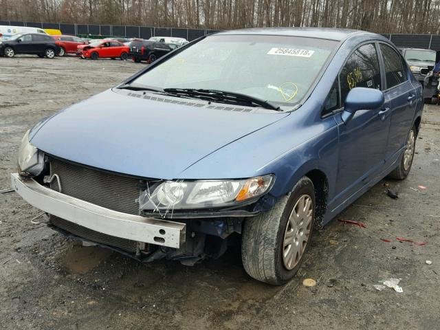 19XFA1F39BE012267 - 2011 HONDA CIVIC VP BLUE photo 2