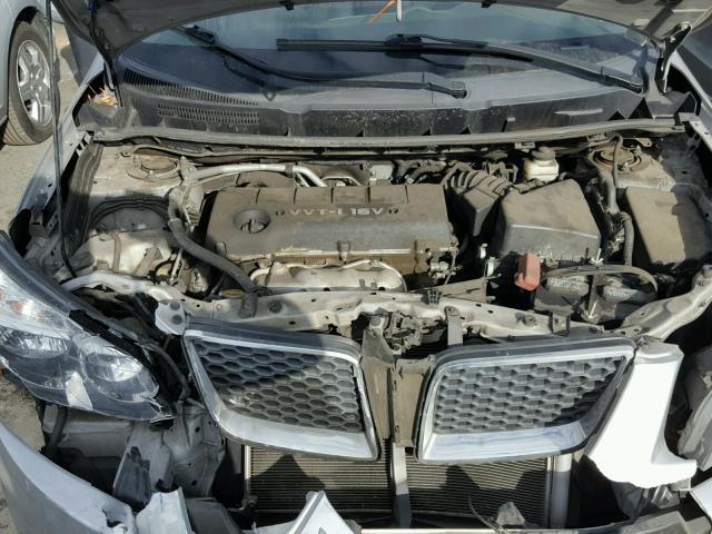 5Y2SP67009Z413235 - 2009 PONTIAC VIBE SILVER photo 7