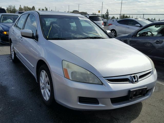 1HGCM66577A022056 - 2007 HONDA ACCORD EX SILVER photo 1