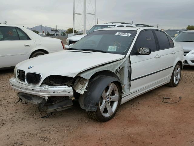 WBAET37495NJ86619 - 2005 BMW 325 I WHITE photo 2