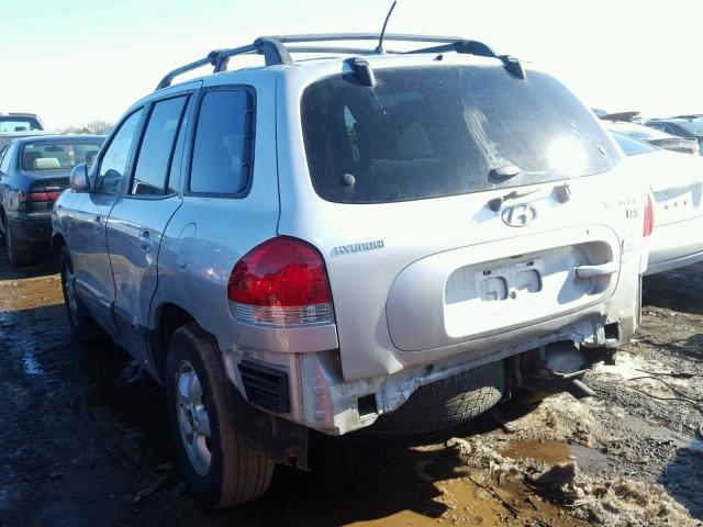 KM8SC13E56U109421 - 2006 HYUNDAI SANTA FE G SILVER photo 3