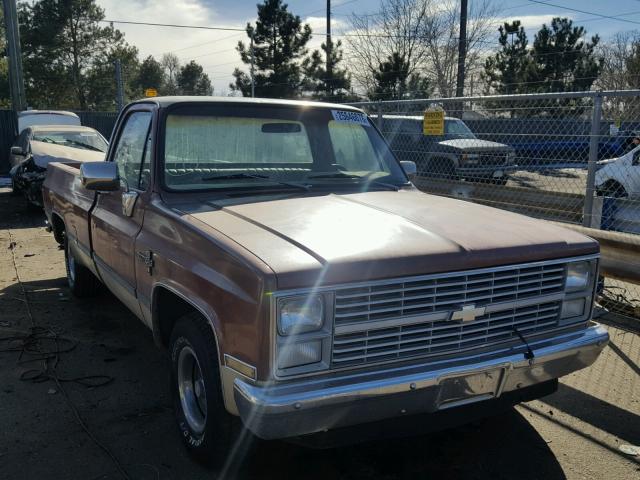 1GCDC14H1DS155939 - 1983 CHEVROLET C10 BROWN photo 1