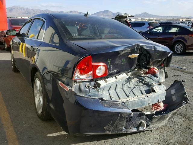 1G1ZG57B39F257339 - 2009 CHEVROLET MALIBU LS BLUE photo 3