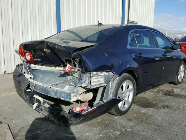 1G1ZG57B39F257339 - 2009 CHEVROLET MALIBU LS BLUE photo 4