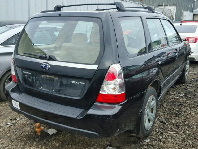 JF1SG63696H719223 - 2006 SUBARU FORESTER 2 BLACK photo 4