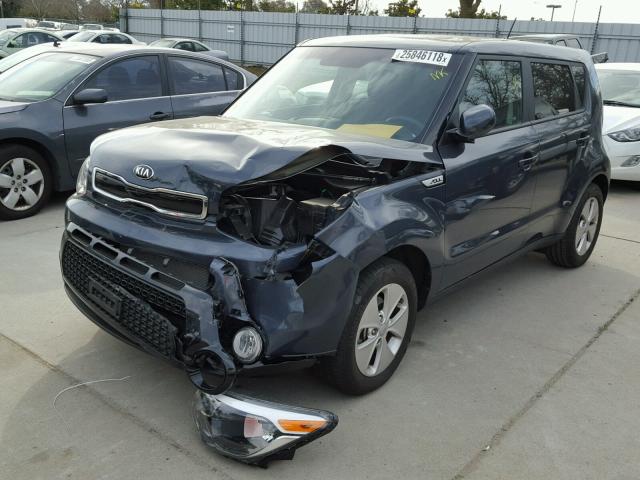 KNDJP3A52G7325942 - 2016 KIA SOUL + BLUE photo 2