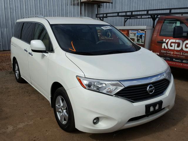 JN8AE2KP8D9069214 - 2013 NISSAN QUEST S WHITE photo 1