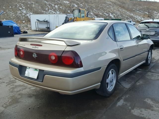 2G1WH55K7Y9120608 - 2000 CHEVROLET IMPALA LS GOLD photo 4