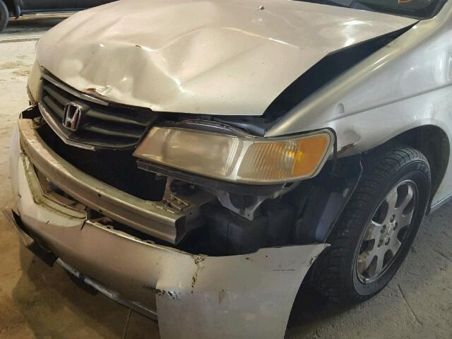 5FNRL18952B053238 - 2002 HONDA ODYSSEY EX SILVER photo 10