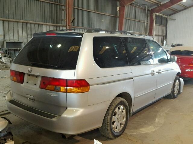 5FNRL18952B053238 - 2002 HONDA ODYSSEY EX SILVER photo 4