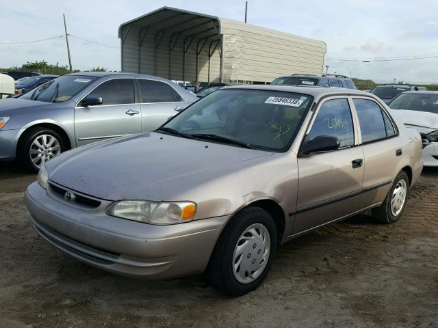 2T1BR12E5XC103427 - 1999 TOYOTA COROLLA VE GOLD photo 2