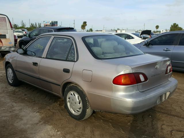 2T1BR12E5XC103427 - 1999 TOYOTA COROLLA VE GOLD photo 3