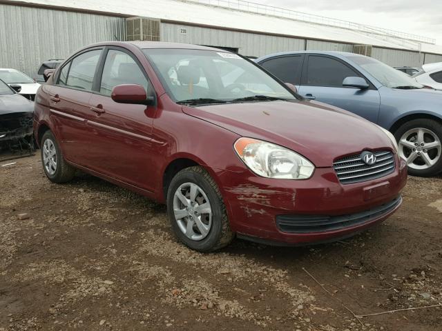 KMHCN46C58U279856 - 2008 HYUNDAI ACCENT GLS RED photo 1