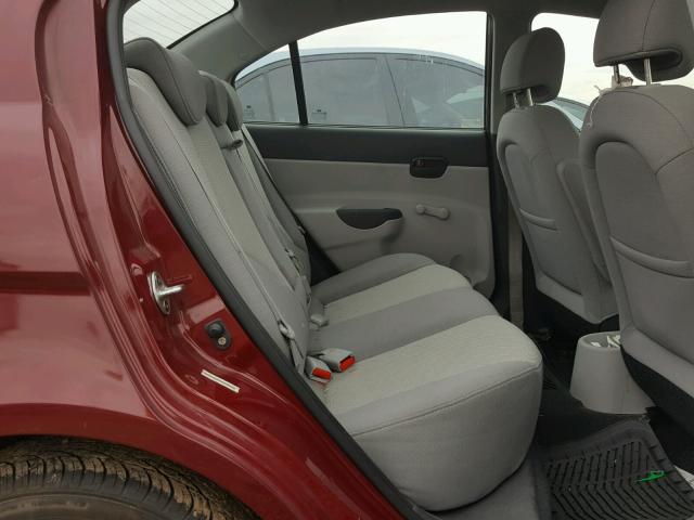 KMHCN46C58U279856 - 2008 HYUNDAI ACCENT GLS RED photo 6