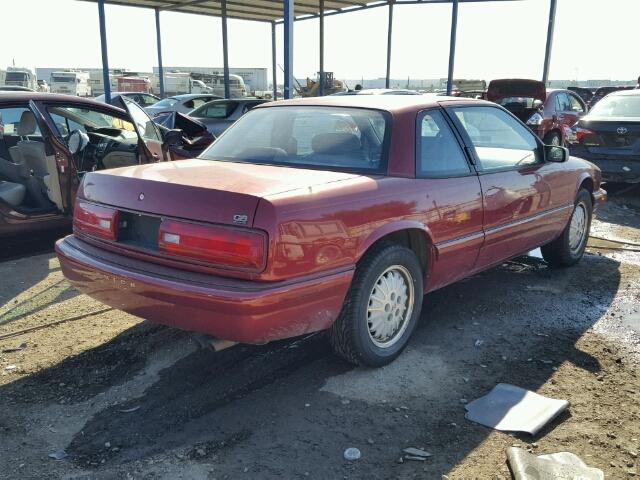 2G4WB12L0S1449442 - 1995 BUICK REGAL CUST RED photo 4