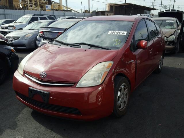 JTDKB20U283400945 - 2008 TOYOTA PRIUS RED photo 2