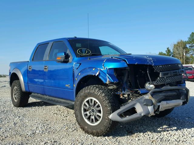 1FTFW1R69BFB76115 - 2011 FORD F150 SVT R BLUE photo 9