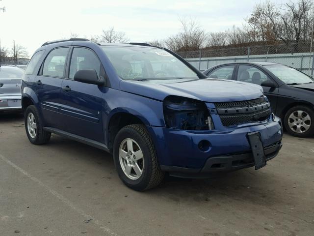 2CNDL13F886285530 - 2008 CHEVROLET EQUINOX LS BLUE photo 1