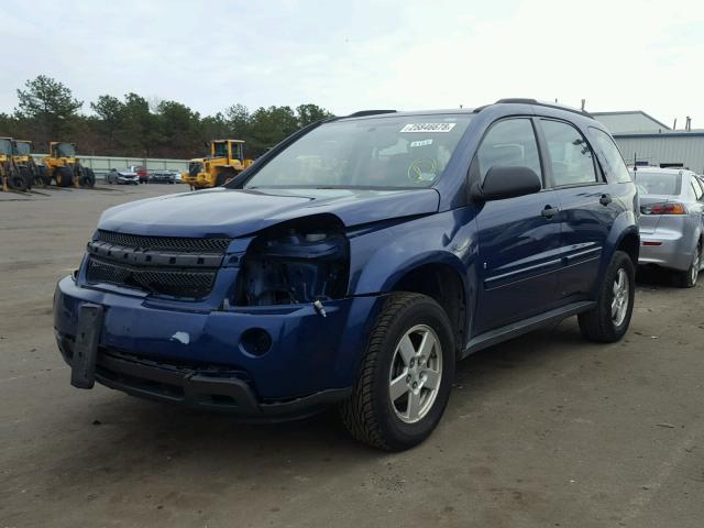 2CNDL13F886285530 - 2008 CHEVROLET EQUINOX LS BLUE photo 2