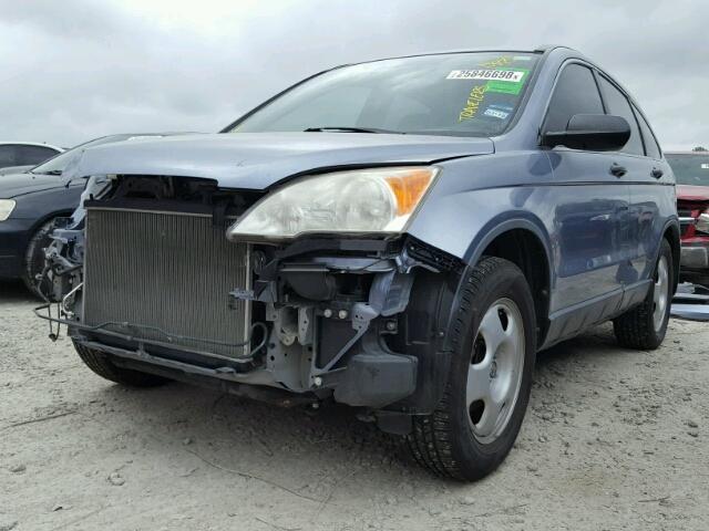 JHLRE38327C043095 - 2007 HONDA CR-V LX BLUE photo 2