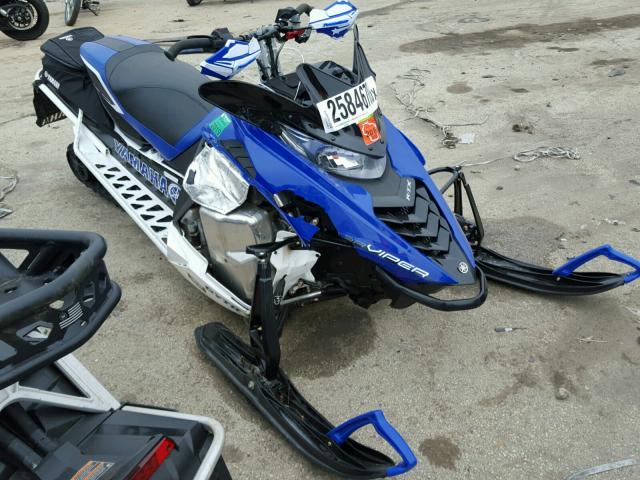 4UF8JW008ET000328 - 2014 YAMAHA VIPER BLUE photo 1