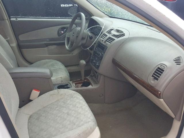 1G1ZT62855F295050 - 2005 CHEVROLET MALIBU MAX WHITE photo 5