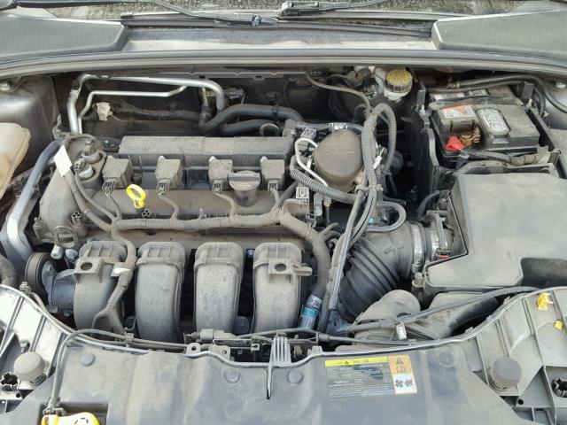 1FAHP3H2XCL194213 - 2012 FORD FOCUS SEL GRAY photo 7