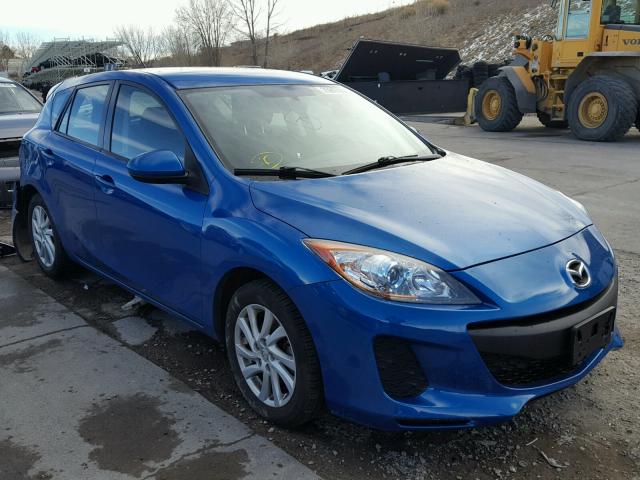 JM1BL1L78C1574083 - 2012 MAZDA 3 I BLUE photo 1