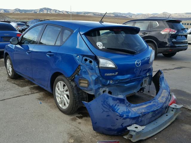 JM1BL1L78C1574083 - 2012 MAZDA 3 I BLUE photo 3