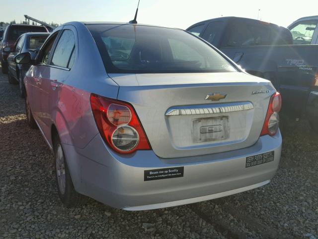 1G1JC5SH3E4210113 - 2014 CHEVROLET SONIC LT SILVER photo 3