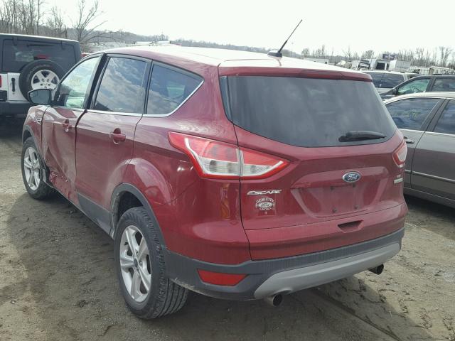 1FMCU0GXXDUC61750 - 2013 FORD ESCAPE SE RED photo 3