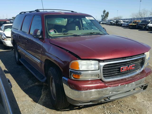 1GKFK16T31J279732 - 2001 GMC YUKON XL K MAROON photo 1