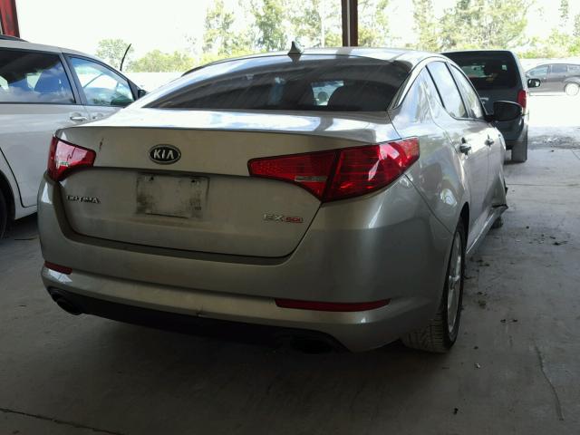 5XXGN4A72CG051442 - 2012 KIA OPTIMA EX SILVER photo 4