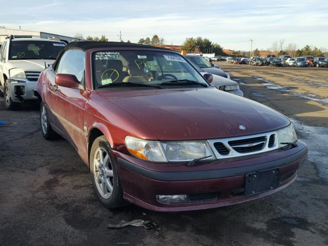 YS3DF78K337006457 - 2003 SAAB 9-3 SE MAROON photo 1