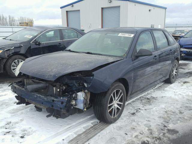 1G1ZS68NX7F262094 - 2007 CHEVROLET MALIBU MAX BLUE photo 2