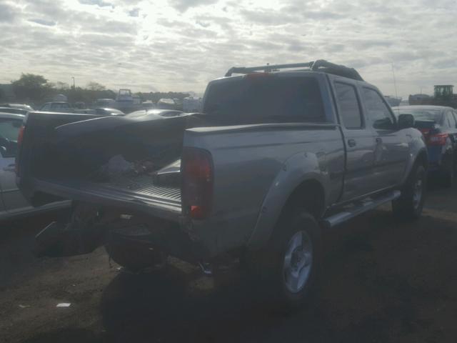 1N6ED29X72C307492 - 2002 NISSAN FRONTIER C SILVER photo 4