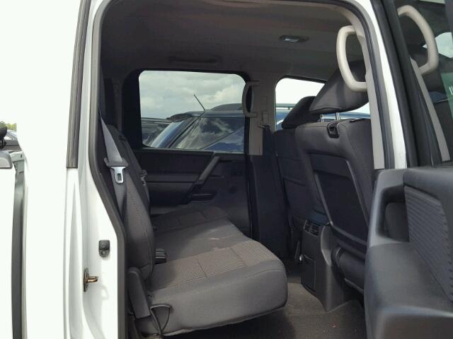 1N6BA0ED8CN309088 - 2012 NISSAN TITAN S WHITE photo 6