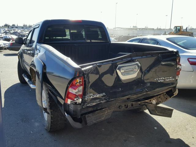 5TEKU72N87Z341901 - 2007 TOYOTA TACOMA DOU BLACK photo 3